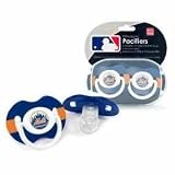 New York Mets MLB Baby Pacifiers (Set of 2)