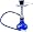 Picknick Shisha Blau Silber 20cm 230601