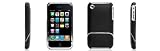 Griffin Leather Case with EasyDock for iPhone 3G, 3G S (Black,Chrome)