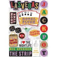 Cardstock Stickers: Las Vegas
