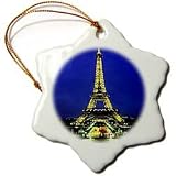 Vacation Spots - Eiffel Tower - Ornaments