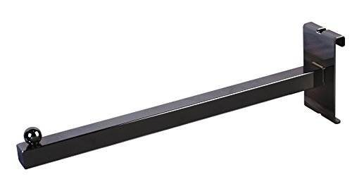 Econoco BLK/11 Faceout, Straight Arm, Square Tubing, 12