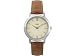 Women's Timex White Dial Watch - Brown Strap