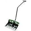 Suncast SC3250 18-Inch Snow Shovel/Pusher Combo with Ergonomic Shaped Handle And Wear Strip, Green