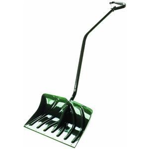 Suncast SC3250 18-Inch Snow Shovel/Pusher Combo with Ergonomic Shaped Handle And Wear Strip, Green
