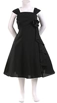 Beautiful New Black Flare Dress 6 (C721)