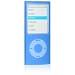 4th Gen Blue Silicone Skin Case Cover + Free Screen Protector  & Neck Strap for the New Apple iPod Nano Nano-Chromatic 4th Generation 8gb 16gb