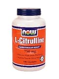 NOW Foods L-Citrulline  750mg, 180 Capsules,