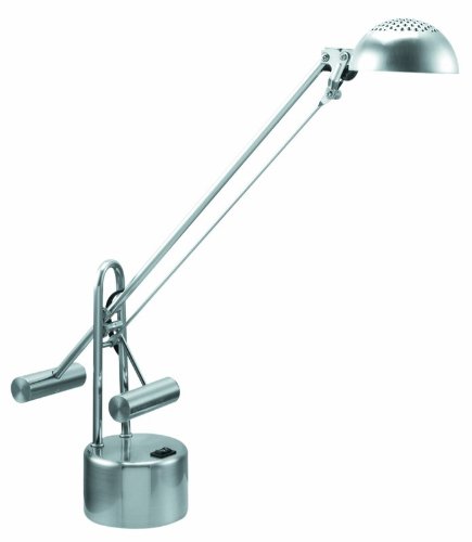 Lite Source LS-2306PS Halotech Desk Lamp with Polished Steel Metal Shade, Polished Steel On Sale