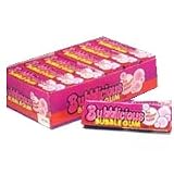 Cadbury Adams, Bubblicious Bubble Gum - 5 Sticks Each X 18 Pieces