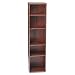 Bush Furniture Series C Open Single 72"H 4 Shelf Wood Bookcase in Hansen Cherry