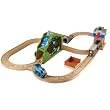 TOBY'S WHISTLING WOODS TRAIN SET: THOMAS THE TANK TRAIN WOODEN RAILWAY