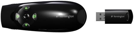 Kensington K72426AM Wireless Presenter Expert with Cursor Control, Backlit Joystick and Green Laser Pointer PC, Personal Computer