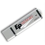 256MB Ep Memory Mini Flash Drive USB 2.0 - Sleak Silver Design