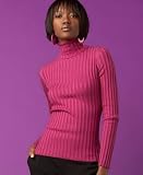 INC International Concepts? Wide-Ribbed Turtleneck