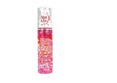 Novelty Sex Fizzies Foaming Body Candy Strawberry Flavored 2.5 fl oz