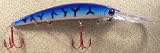 JLVLures JLV lures Diver Casting Trolling Crystal Blue Mackerel : Wobbling Wiggling Wiggle Minnow Saltwater Fishing Freshwater Steady Retrieve Stop-Go Tarpon Snook Redfish Deep Zander Barramundi Cod Speckled Trout Striper Pike Muskie Peacock Largemouth Walleye
