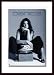 Danica Patrick - Dark by unknown 34.00X22.00 Framed with Black Wood Frame