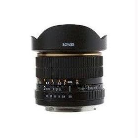 Bower Ultra Wide-Angle 8mm f 3.5 Fisheye Lens for Nikon - SLY358N by Bower
