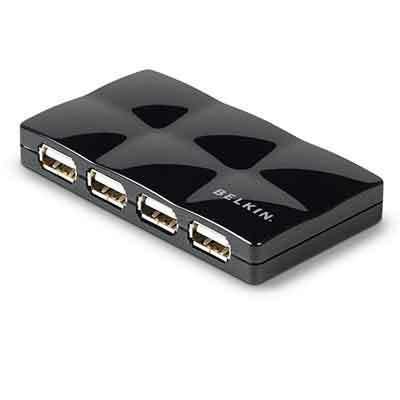 Belkin Hi-Speed USB 2.0 7-Port Mobile Hub F5U701-BLK