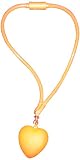 WeGlow International Jumbo Drop Necklace with Heart (2 pieces)
