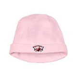 Artsmith, Inc. Baby Hat Football Mom with Ivy - Petal Pink