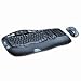 Logitech® Cordless Desktop® WaveTM Wireless Keyboard and Mouse Combo KEYBOARD,CRDLS,DKTP,BK 77273 (Pack of2)