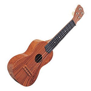 UKULELE RED WOOD STAINED 18 INCHES HAWAII MUSIC