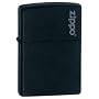 Zippo Lighter Black Matte w/ Zippo Logo