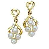 Pearl Diamond Earrings