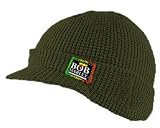 Bob Marley Billed Beanie M�tze. olivegr�n