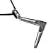 Boomerang Pewter Pendant Necklace