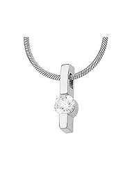 14K White Gold Diamond Pendant - 0.50 Ct. -- LIFETIME WARRANTY