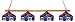 Auburn Tigers 4-Light Executive Game Table Light NCAA College Athletics