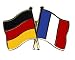 Sports : 5er Pack Deutschland - Frankreich Freundschaftspin Pin Flagge