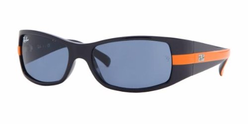 Ray Ban Junior RJ9041S Shiny Blue-Metallic Orange/Blue Sunglasses (RJ9041S-157-80-50-15-105)