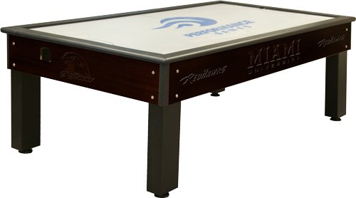 Miami University of Ohio Air Hockey Table Mahogany