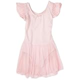 Capezio Girls 2-6x Flutter Sleeve Dress Leotard