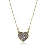 Marcia Moran Titanium Heart Pendant 18k Gold-P