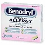 Benadryl Dye-Free Allergy Reliefs, 24-Count Liqui-gels (Pack of 4)