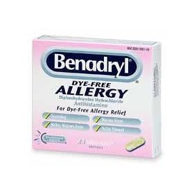 Benadryl Dye-Free Allergy Relief, Liqui-gels, 24 count