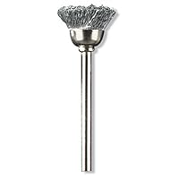 5 Pack Dremel 442 1/2 Carbon Steel Polishing Brush 1/8 Shank