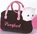 Toys : Plush White Cat Fancy Pals Pet Carrier 8"