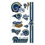 St. Louis Rams Temporary Tattoos Set (Set of 6 Sheets)