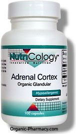 Cover image : Adrenal Cortex Glandular by Nutricology (100 Capsules)