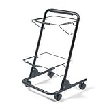 Rubbermaid 14410 Rubbermaid File n Roll Workspace Mobile Cart, 16w x15d x 26h, Black