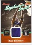 2003-04 Bowman Sophomore Strands #RH Ryan Humphrey - Memphis Grizzlies (Piece of Authentic Game-Worn Jersey) (Basketball Cards)