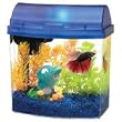 Aqueon Aqueon 01204 1-Gallon Mini Bow Aquarium Kit, Blue