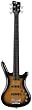 Warwick Corvette Rockbass Basic Active Bass Guitar (5 String, Almond Sunburst, High Polish)
