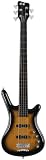 Warwick Corvette Rockbass Basic Active Bass Guitar (5 String, Almond Sunburst, High Polish)